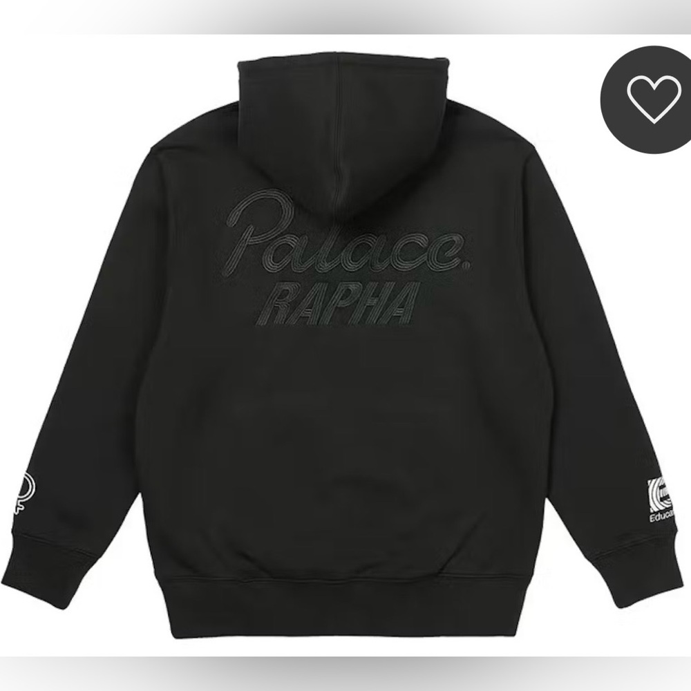 PALACE Rapha Collab Black Hoodie EF Education Men’s Small